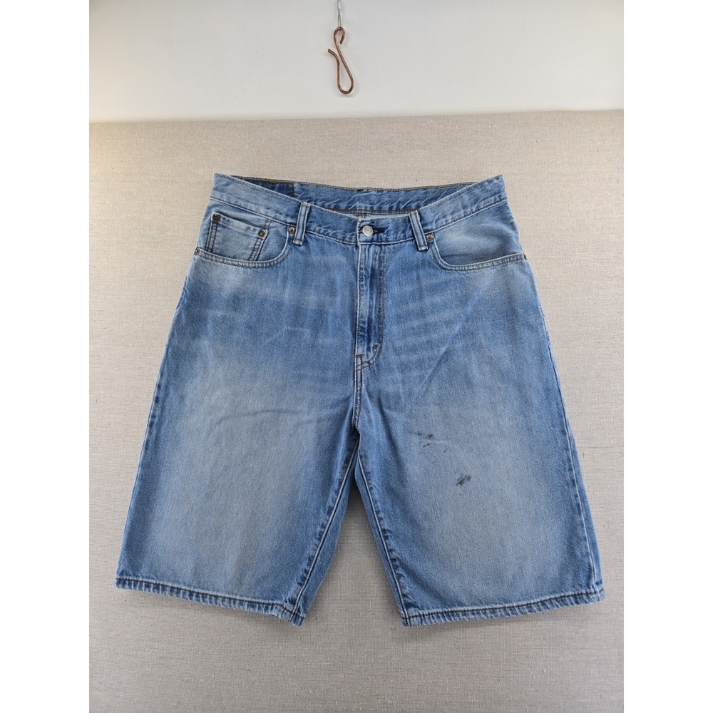 Levi's 569 Denim Shorts Loose Fit Blue Jean Shorts Men's Size 34